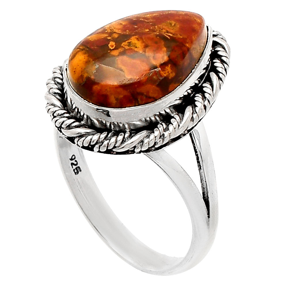 Natural Rare Cady Mountain Agate Ring size-8 R-1014 SDR231541