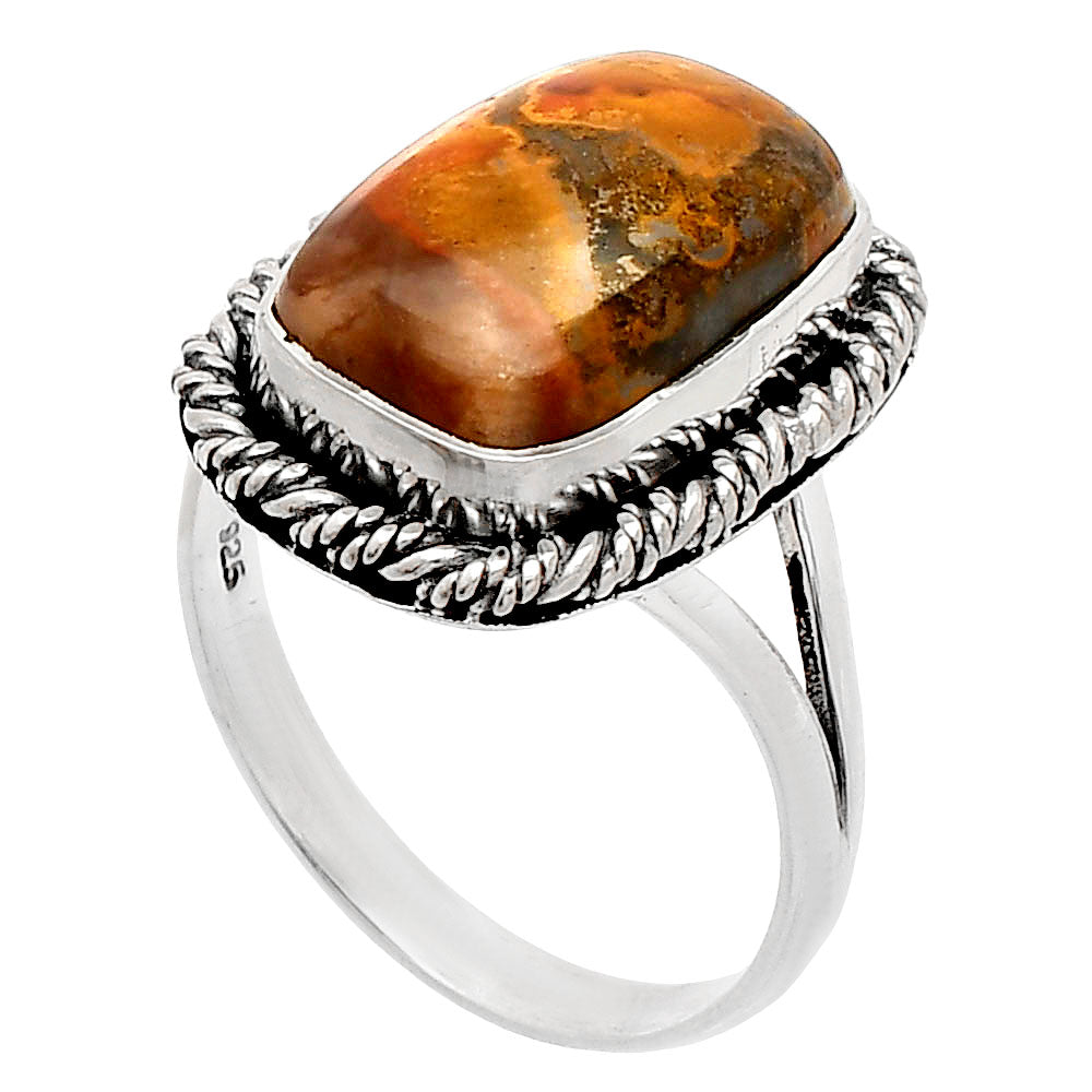 Natural Rare Cady Mountain Agate Ring size-9.5 R-1014 SDR231542