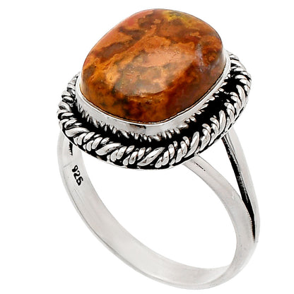 Natural Rare Cady Mountain Agate Ring size-9 R-1014 SDR231544