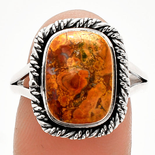 Natural Rare Cady Mountain Agate Ring size-9 R-1014 SDR231583