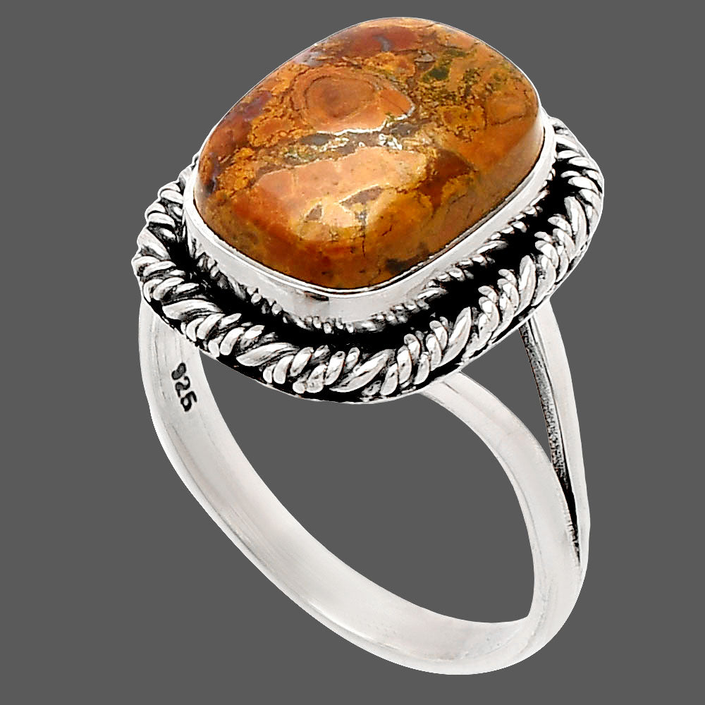 Natural Rare Cady Mountain Agate Ring size-9 R-1014 SDR231583