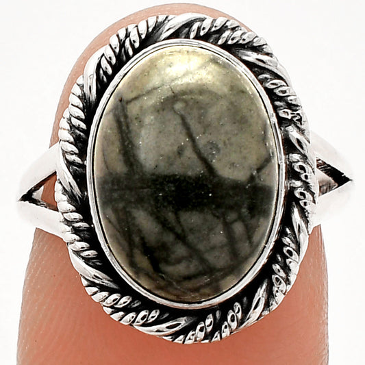 Natural Picasso Jasper Ring size-7 R-1014 SDR231587