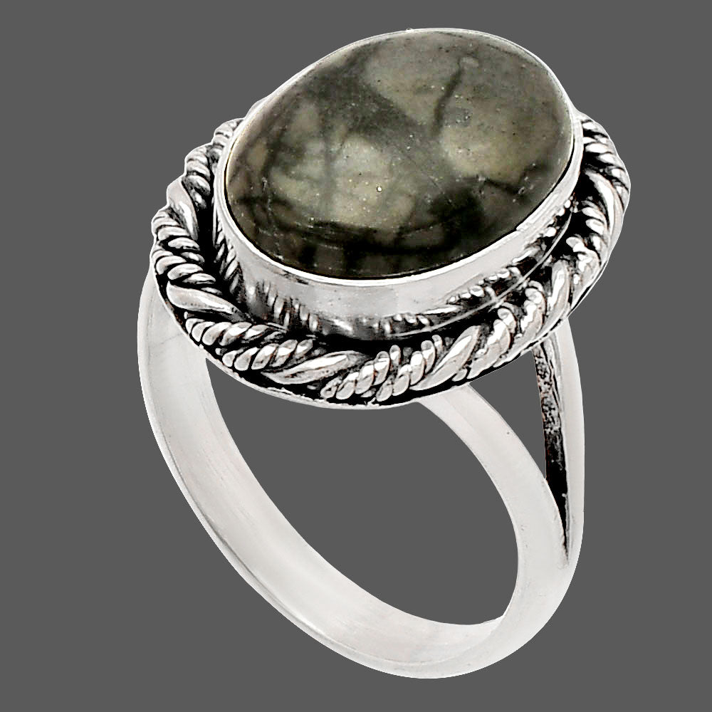 Natural Picasso Jasper Ring size-7 R-1014 SDR231587