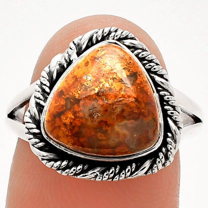 Natural Rare Cady Mountain Agate Ring size-8 R-1014 SDR231612
