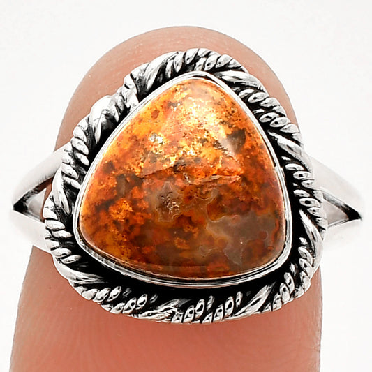 Natural Rare Cady Mountain Agate Ring size-8 R-1014 SDR231612
