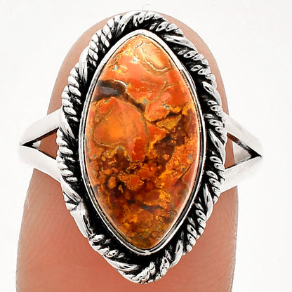 Natural Rare Cady Mountain Agate Ring size-8 R-1014 SDR231618