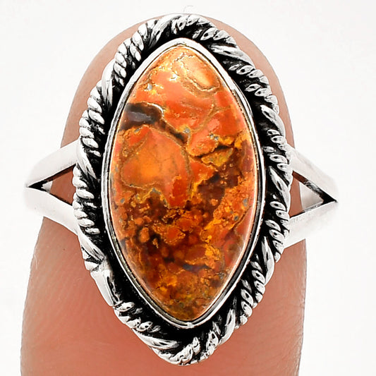 Natural Rare Cady Mountain Agate Ring size-8 R-1014 SDR231618
