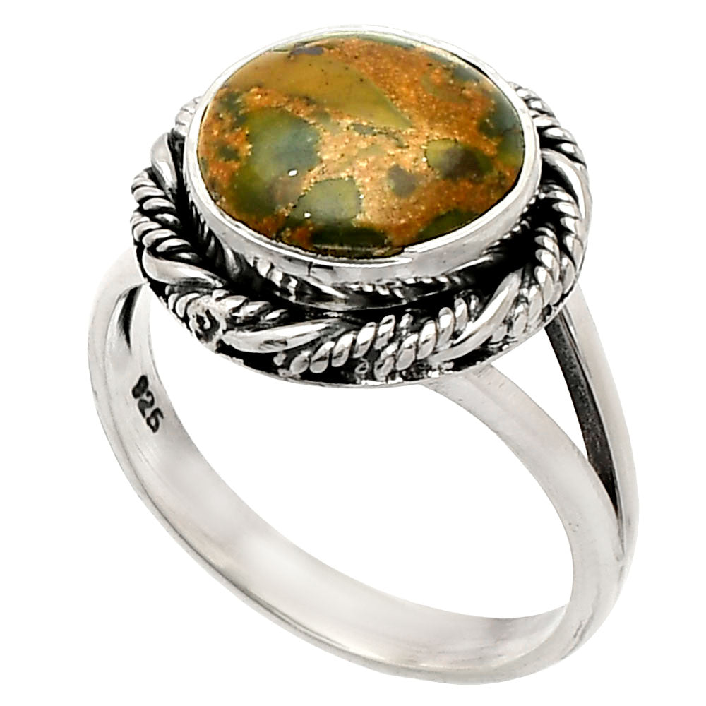 Natural Bamboo Jasper Ring size-7 R-1014 SDR231620