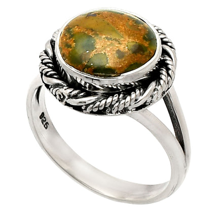 Natural Bamboo Jasper Ring size-7 R-1014 SDR231620