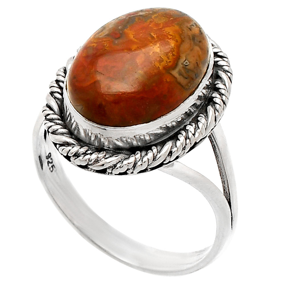 Natural Rare Cady Mountain Agate Ring size-9 R-1014 SDR231632