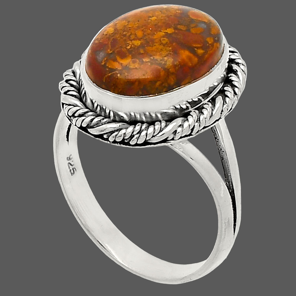 Natural Rare Cady Mountain Agate Ring size-8 R-1014 SDR231705