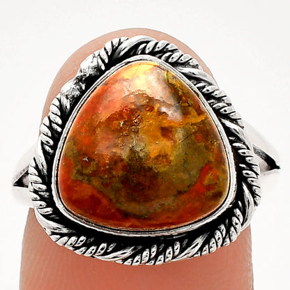 Natural Rare Cady Mountain Agate Ring size-8 R-1014 SDR231725