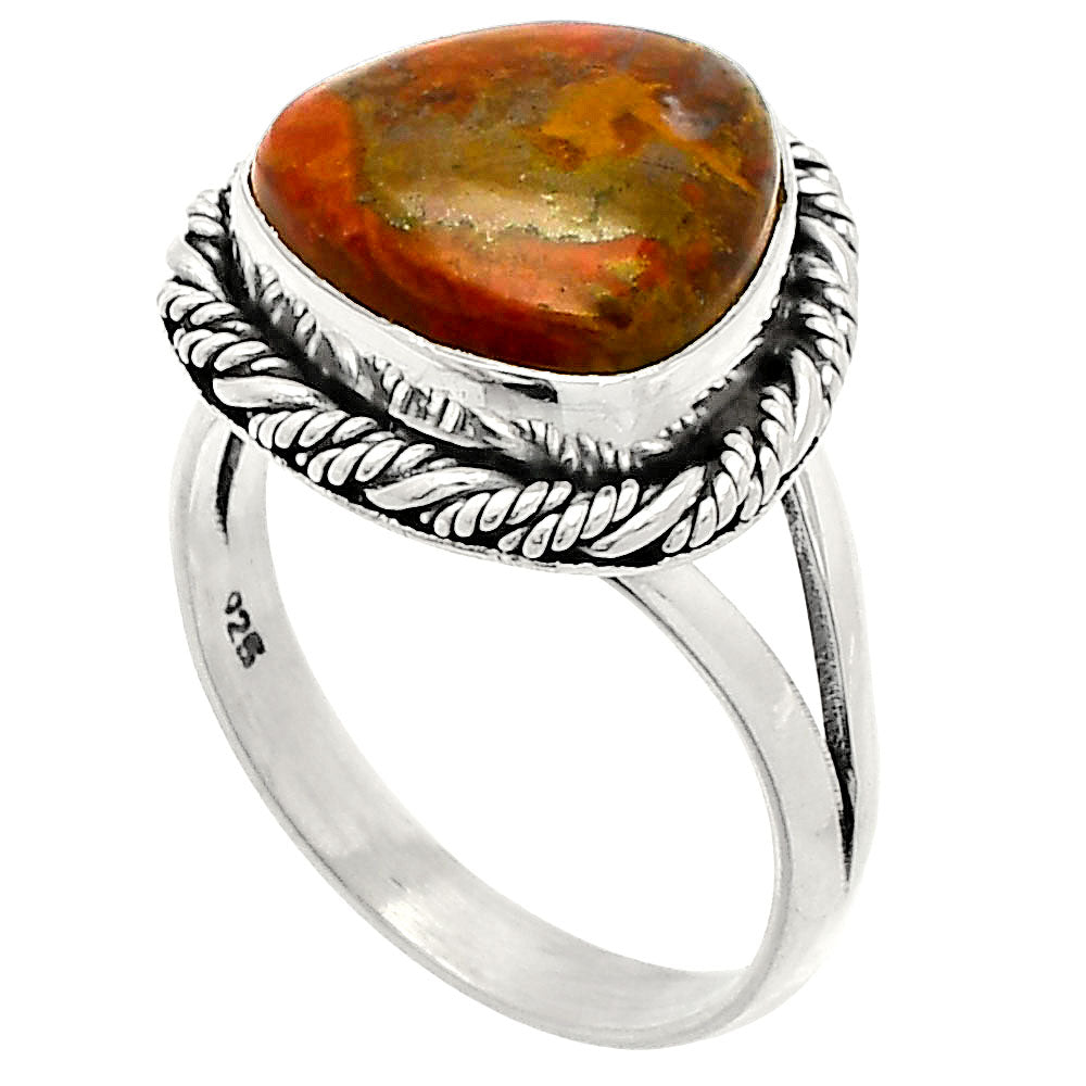Natural Rare Cady Mountain Agate Ring size-8 R-1014 SDR231725