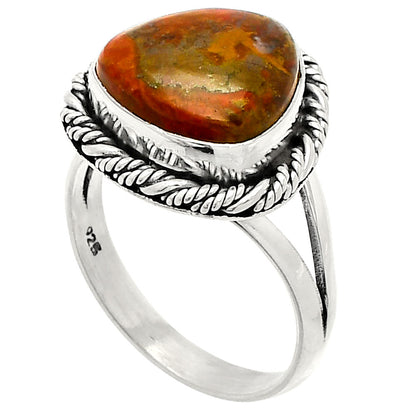 Natural Rare Cady Mountain Agate Ring size-8 R-1014 SDR231725