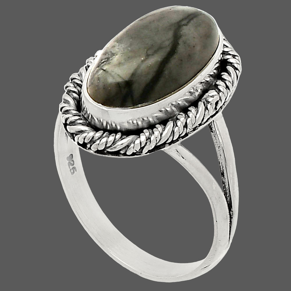 Natural Picasso Jasper Ring size-9 R-1014 SDR231727