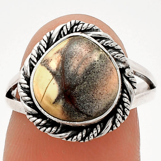 Natural Porcelain Jasper Ring size-7 R-1014 SDR231734