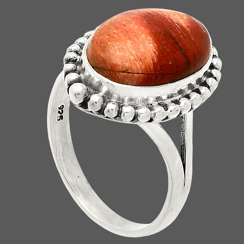 Natural Snake Skin Jasper Ring size-8.5 R-1154 SDR231852