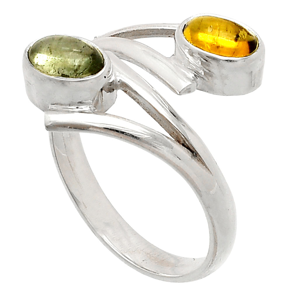 Natural Multi Tourmaline Ring size-8 R-1144 SDR232140