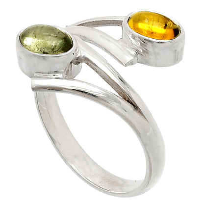 Natural Multi Tourmaline Ring size-8 R-1144 SDR232140