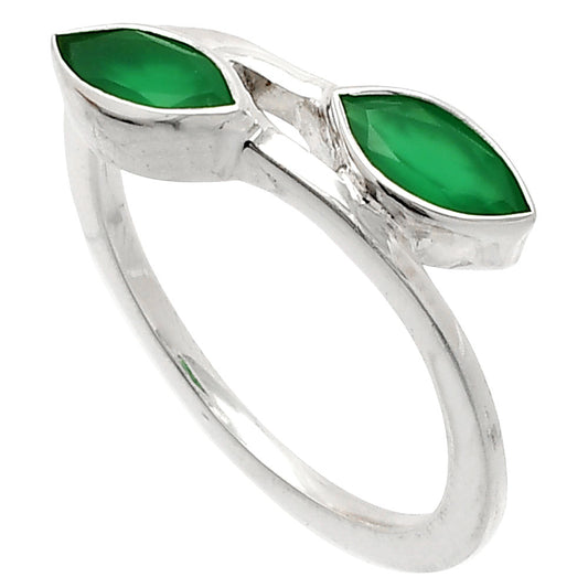 Natural Green Onyx Ring size-9 R-1235 SDR232182