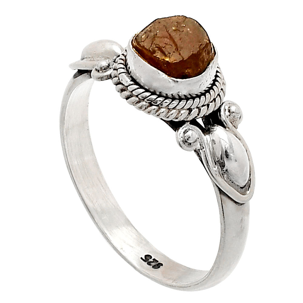 Natural Rare Kornerupine Rough Ring size-8.5 R-1345 SDR232307