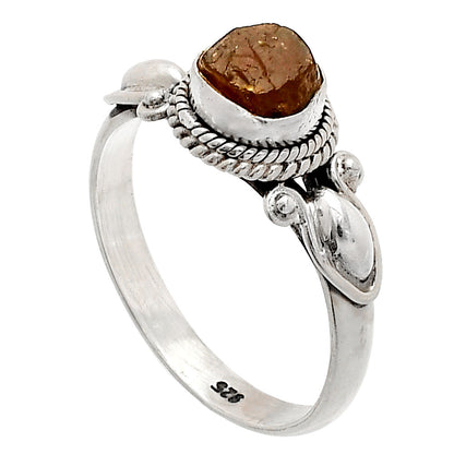 Natural Rare Kornerupine Rough Ring size-8.5 R-1345 SDR232307