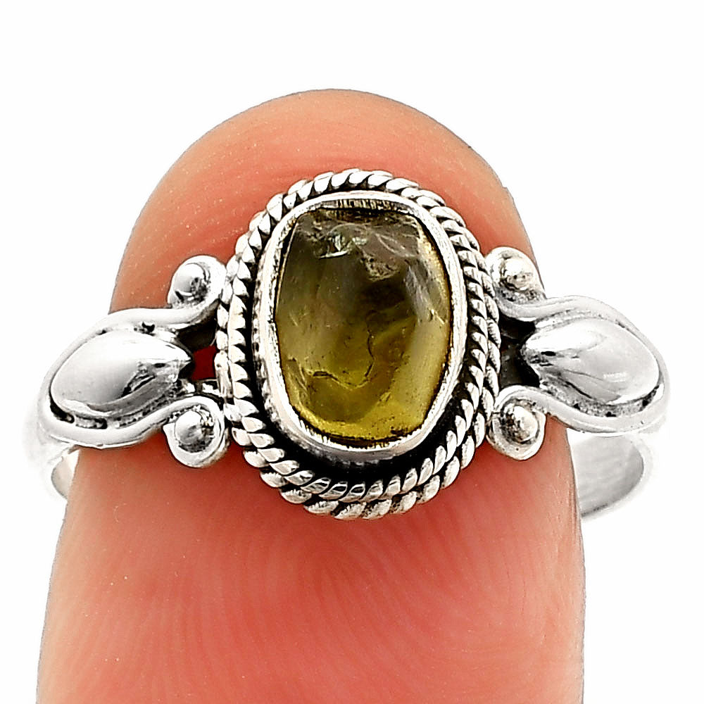 Natural Rare Kornerupine Rough Ring size-9 R-1345 SDR232311