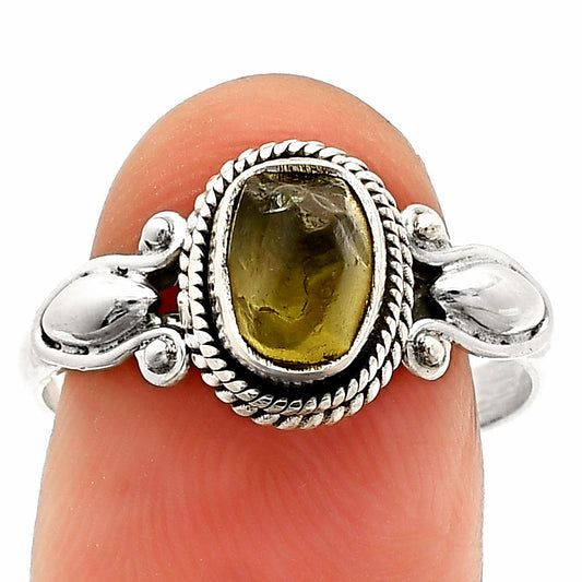 Natural Rare Kornerupine Rough Ring size-9 R-1345 SDR232311