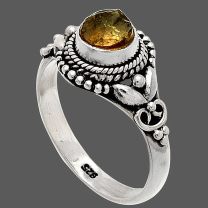 Natural Rare Kornerupine Rough Ring size-8 R-1286 SDR232402