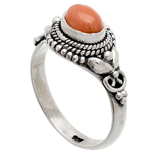 Natural Guava Quartz - Brazil Ring size-7.5 R-1286 SDR232404