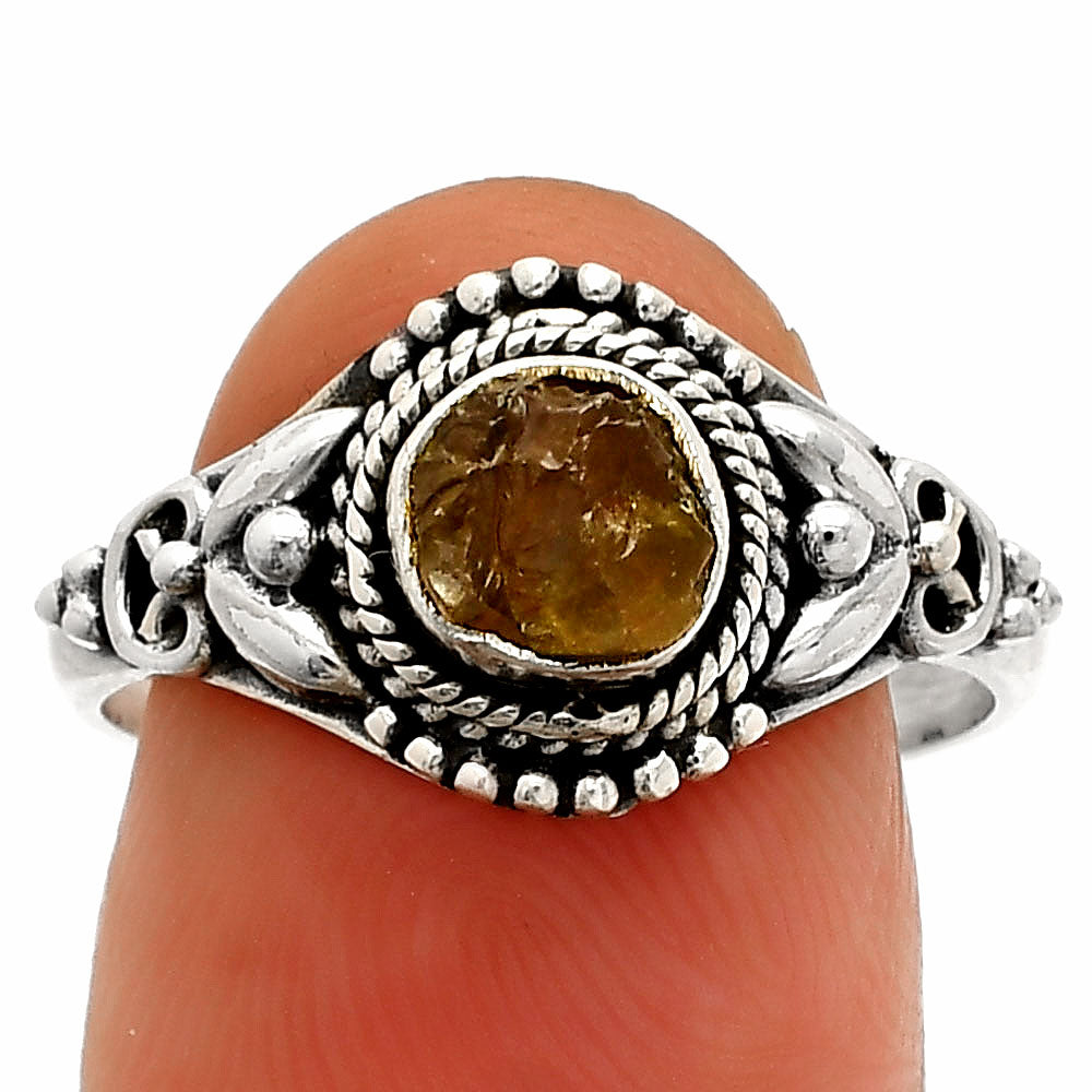 Natural Rare Kornerupine Rough Ring size-8 R-1286 SDR232407