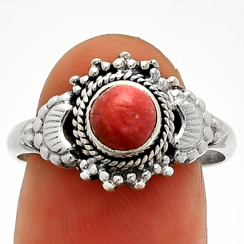 Natural Pink Thulite - Norway Ring size-9 R-1291 SDR232452