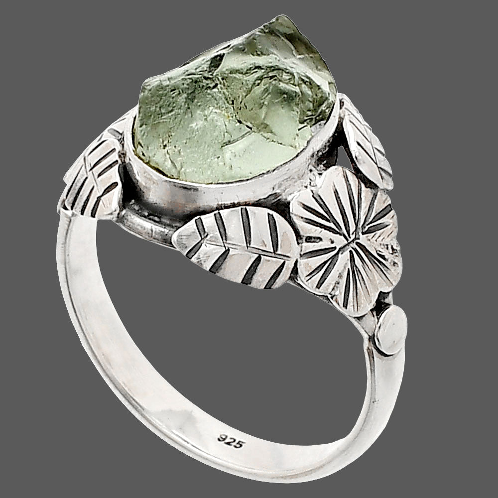 Natural Aquamarine Rough - Brazil Ring size-7.5 R-1352 SDR232581