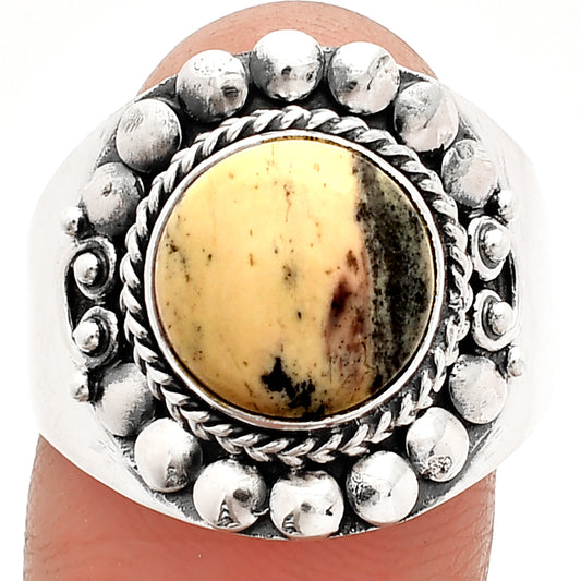 Natural Porcelain Jasper Ring size-9 R-1399 SDR232640