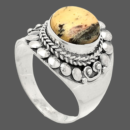 Natural Porcelain Jasper Ring size-9 R-1399 SDR232640