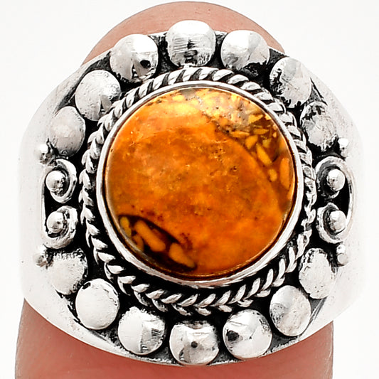 Coquina Fossil Jasper - India Ring size-7.5 R-1399 SDR232674