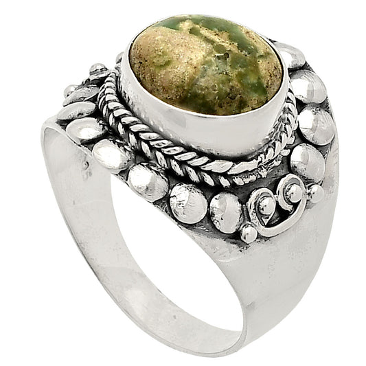 Natural Utah Variscite Ring size-8 R-1399 SDR232707