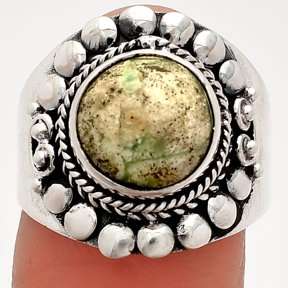 Natural Utah Variscite Ring size-7.5 R-1399 SDR232708