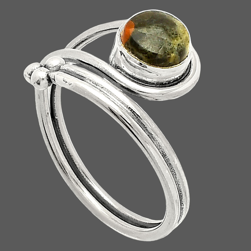 Adjustable - Peanut Obsidian Ring size-9 R-1276 SDR232803
