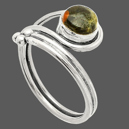 Adjustable - Peanut Obsidian Ring size-9 R-1276 SDR232803