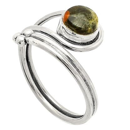 Adjustable - Peanut Obsidian Ring size-9 R-1276 SDR232803