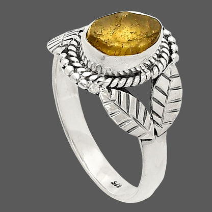 Natural Rare Kornerupine Rough Ring size-8 R-1387 SDR233448