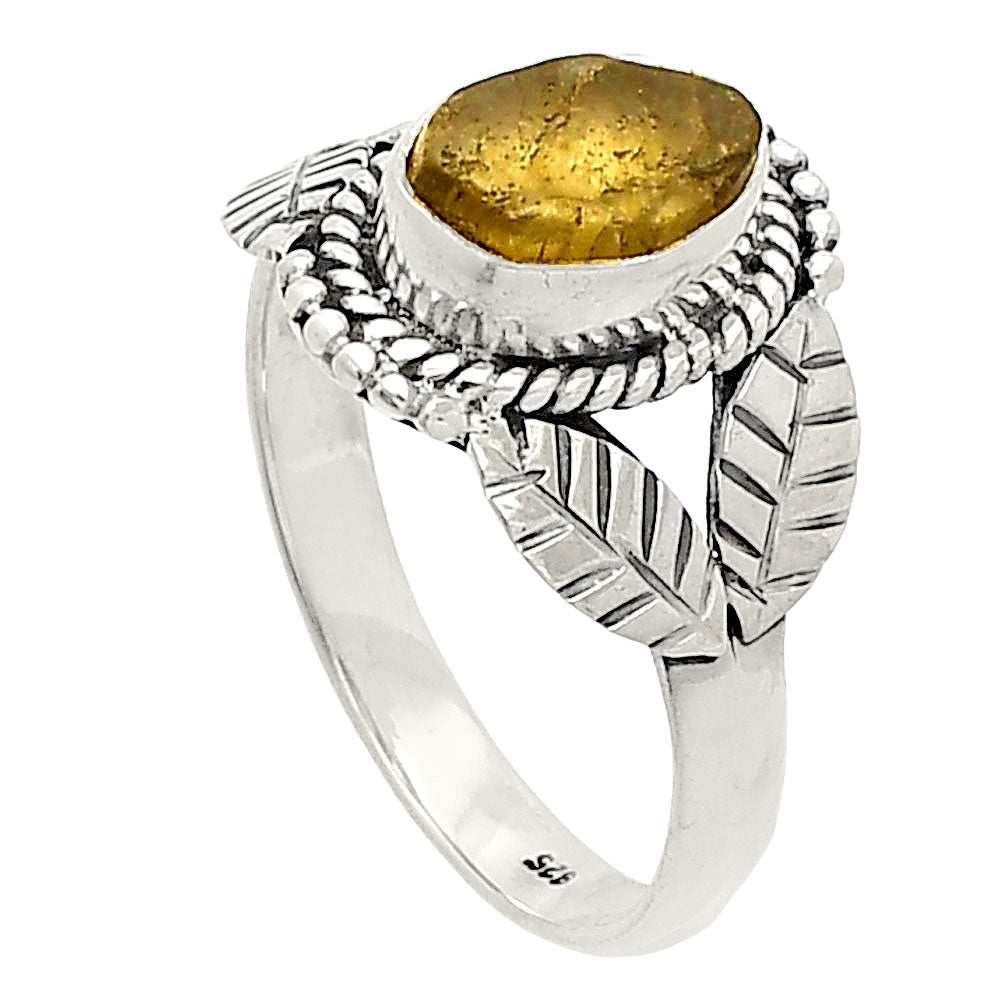 Natural Rare Kornerupine Rough Ring size-8 R-1387 SDR233448