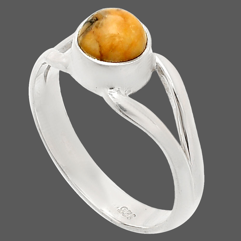 Natural Coral Jasper Ring size-8 R-1505 SDR233471