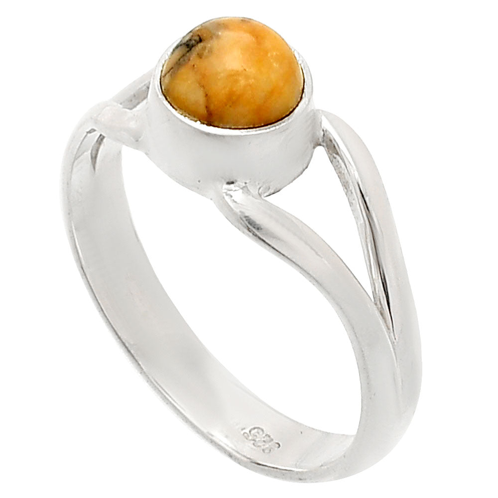 Natural Coral Jasper Ring size-8 R-1505 SDR233471