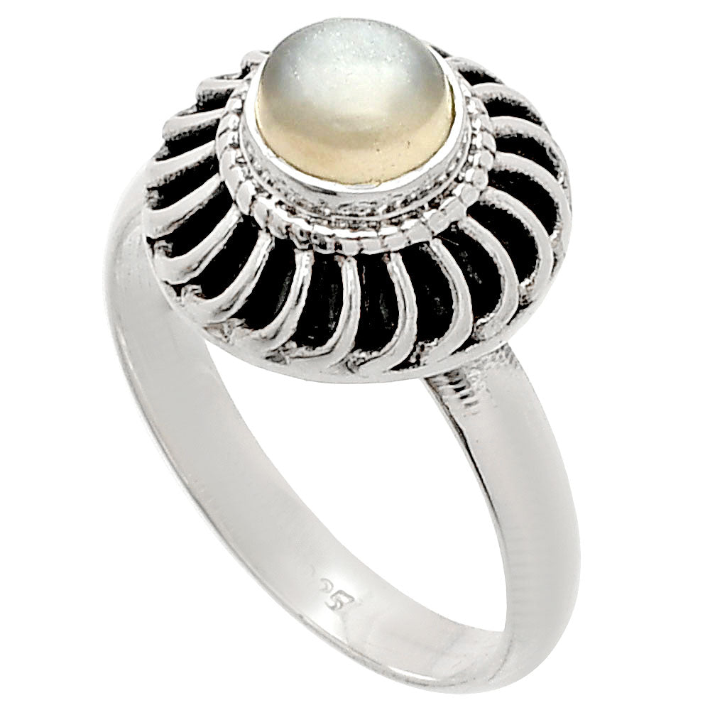 Natural Srilankan Moonstone Ring size-8 R-1596 SDR233565