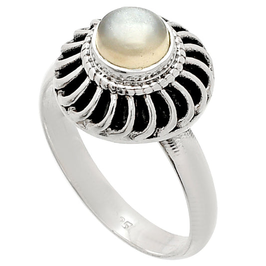 Natural Srilankan Moonstone Ring size-8 R-1596 SDR233565