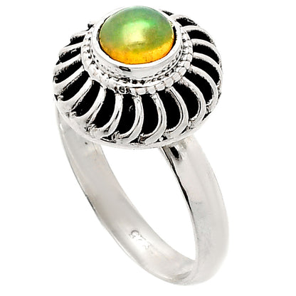 Natural Ethiopian Opal Ring size-8 R-1596 SDR233581