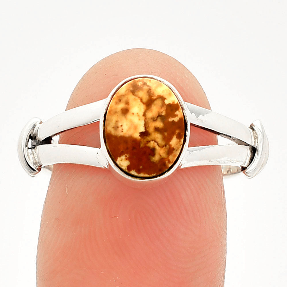 Natural Picture Jasper Ring size-8.5 R-1472 SDR233814