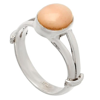 Natural Pink Opal - Australia Ring size-7 R-1472 SDR233864
